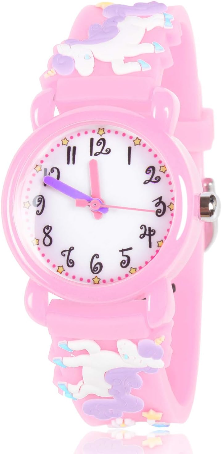 ATIMO3D Cartoon Waterproof Watch for Boys Girls Age 3-8, Gifts for Kids