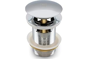 FerdY Pop-up Drain for Freestanding Bathtub, Polished Chrome Finish, cUPC Certification, Freestanding Bathtub Drain Stopper