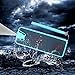 Bluetooth Speakers with Power Bank Powercore Start Sjsw Waterproof Outdoor Portable Wireless Speakers Bluetooth for iPhone with Subwoofer 20 Hours Play Time Blue
