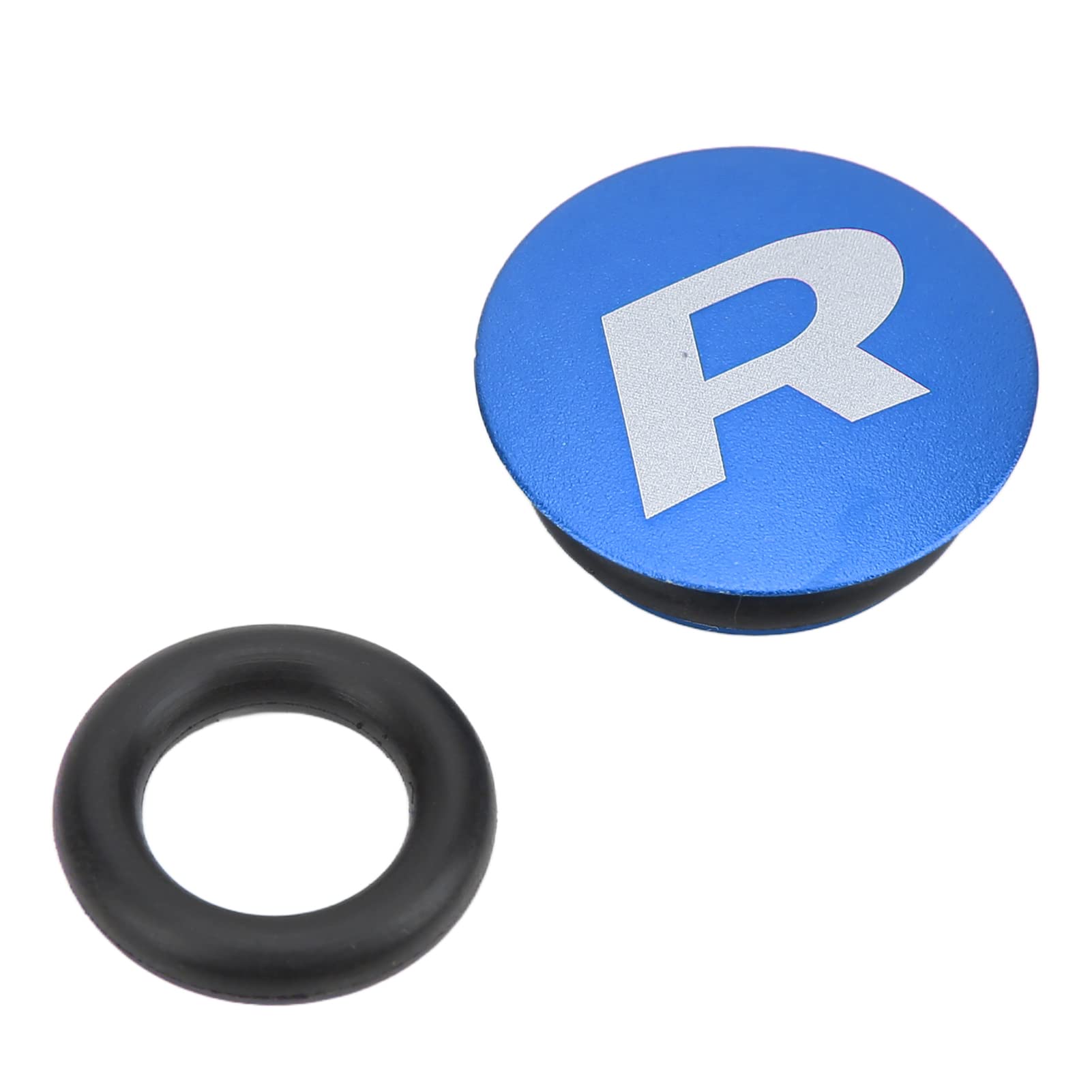 Socobeta Bicycle Hollow One Crank Crank Dust Cover Mountain Road Bike Xt Crank Center Axle Cover Aluminum Alloy for Road Bicycle(1 blue dust cover)