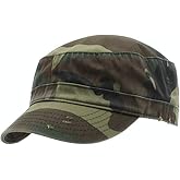 The Vintage Year Camouflage Army Outdoor Hunting Unstructured Adjustable Cadet Army Baseball Cap