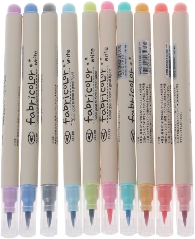 jigang 10 Colors Watercolor Marker Pen Soft Calligraphy Brush Pens Aqueous Dye Brush Pen For Sketch Drawing Painting