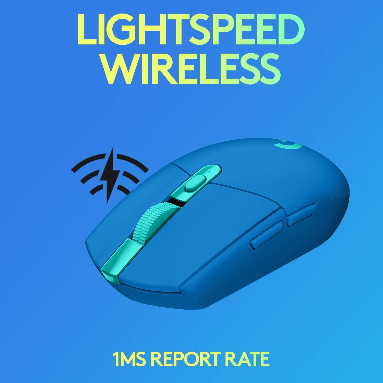 Logitech G305 LIGHSTPEED Wireless Gaming Mouse, Hero 12K Sensor, 12,000 DPI, Lightweight, 6 Programmable Buttons, 250h Battery Life, On-Board Memory, PC/Mac - Blue: Computers & Accessories
