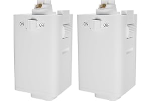 OHLECTRIC Pendant Track Adapter (2 Pack) - Track Light Adapter for H Track Only - Halo Track Adapter Supports Weight Up to Maximum of 10 Lbs and SVT 18/3 Wire - White