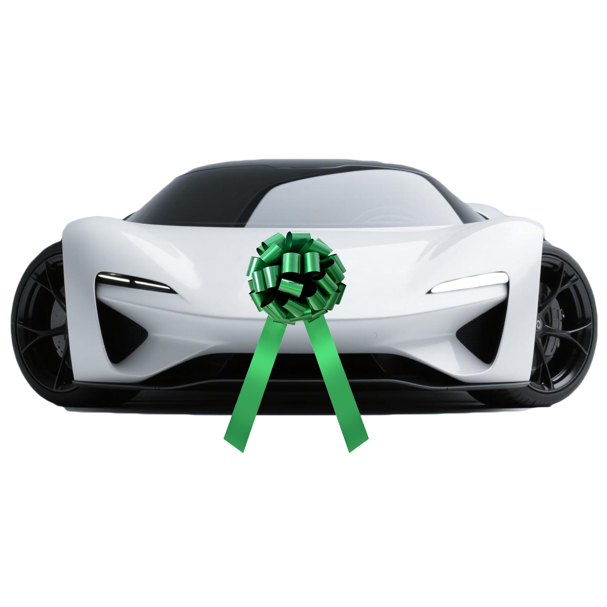 Photo 1 of 21Inch Giant Gift Bow for Car,Big Bow for Car Huge Car Bow,Big Present Bow 21Inch-Green
