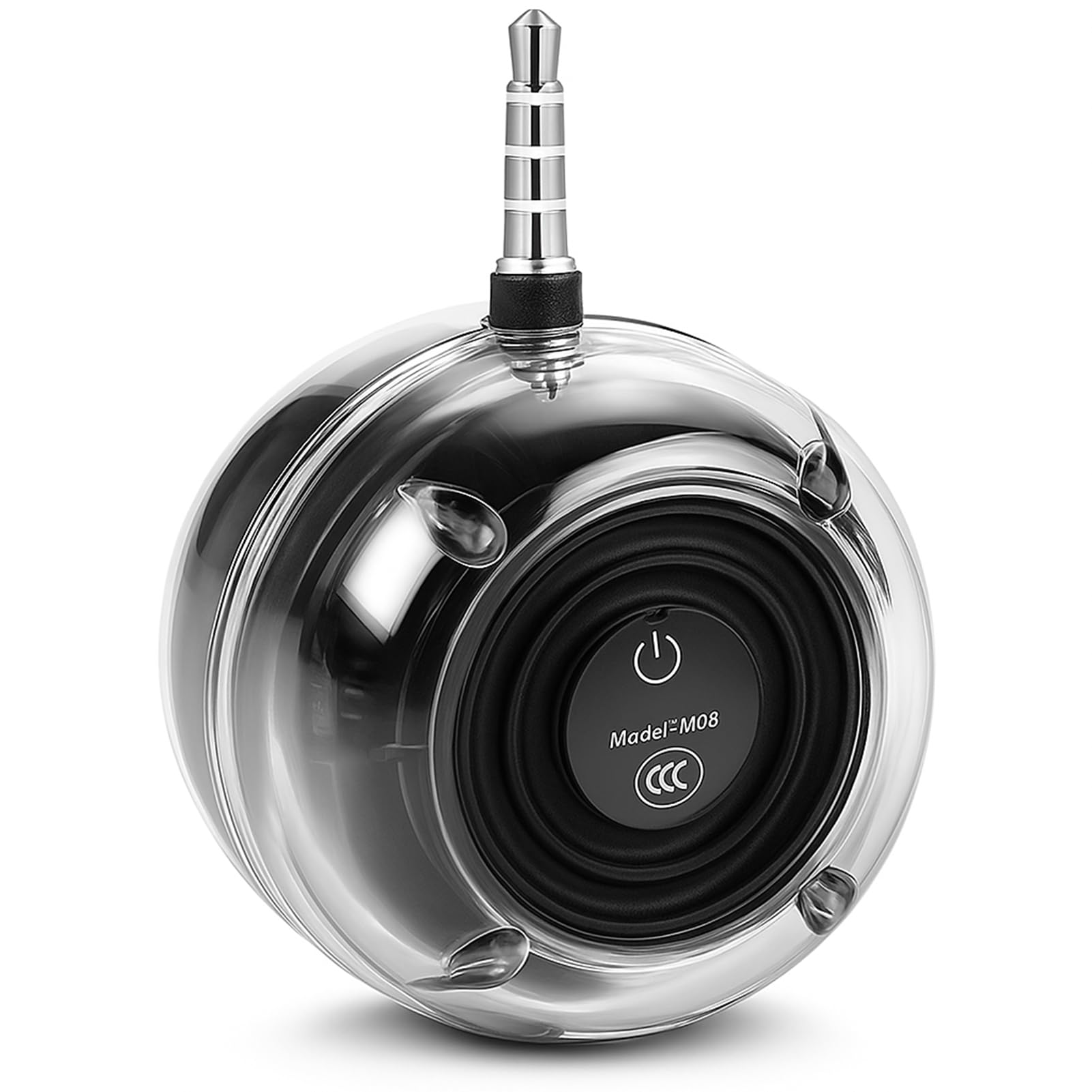 Zerone Portable Mini Speaker, 240H Standby 3.5mm Audio Jack&Micro USB Charging Mobile Phone Speaker for iPod/iPad/Tablet/Laptop