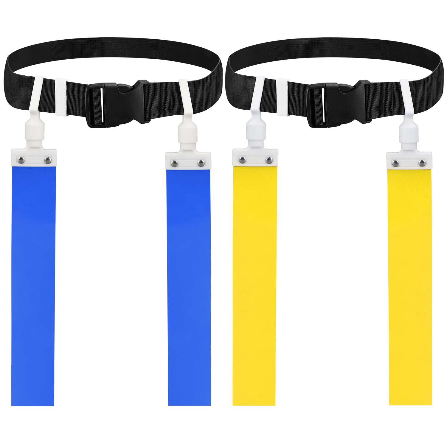 DkOvn Flag Football Belt, 2pcs Adjustable Flag