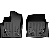 SMARTLINER All Weather Custom Fit 1st Row Floor Mat Liner Set Black Compatible with 2022-2023 Toyota Tundra