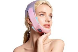 Double Chin Reduce V Line Mask - Silicone Chin Strap for Sleeping, Reusable Long Lasting Face Lift Jawline Shaper for Women O