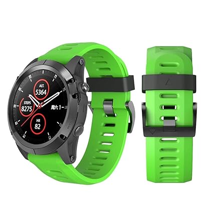 Zolimx Garmin Fenix 3 HR Correa Suave Silicona Reemplazo Sport ...