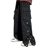 Unotobe Cargo Pants Women Relaxed Straight Fit Men Outdoor Work Trousers with Pockets