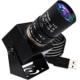 SVPRO 1080P USB Webcam with Telephoto 5-50mm Lens, Full HD Computer Camera 100fps/60fps/30fps for Windows/Mac/Linux/Android