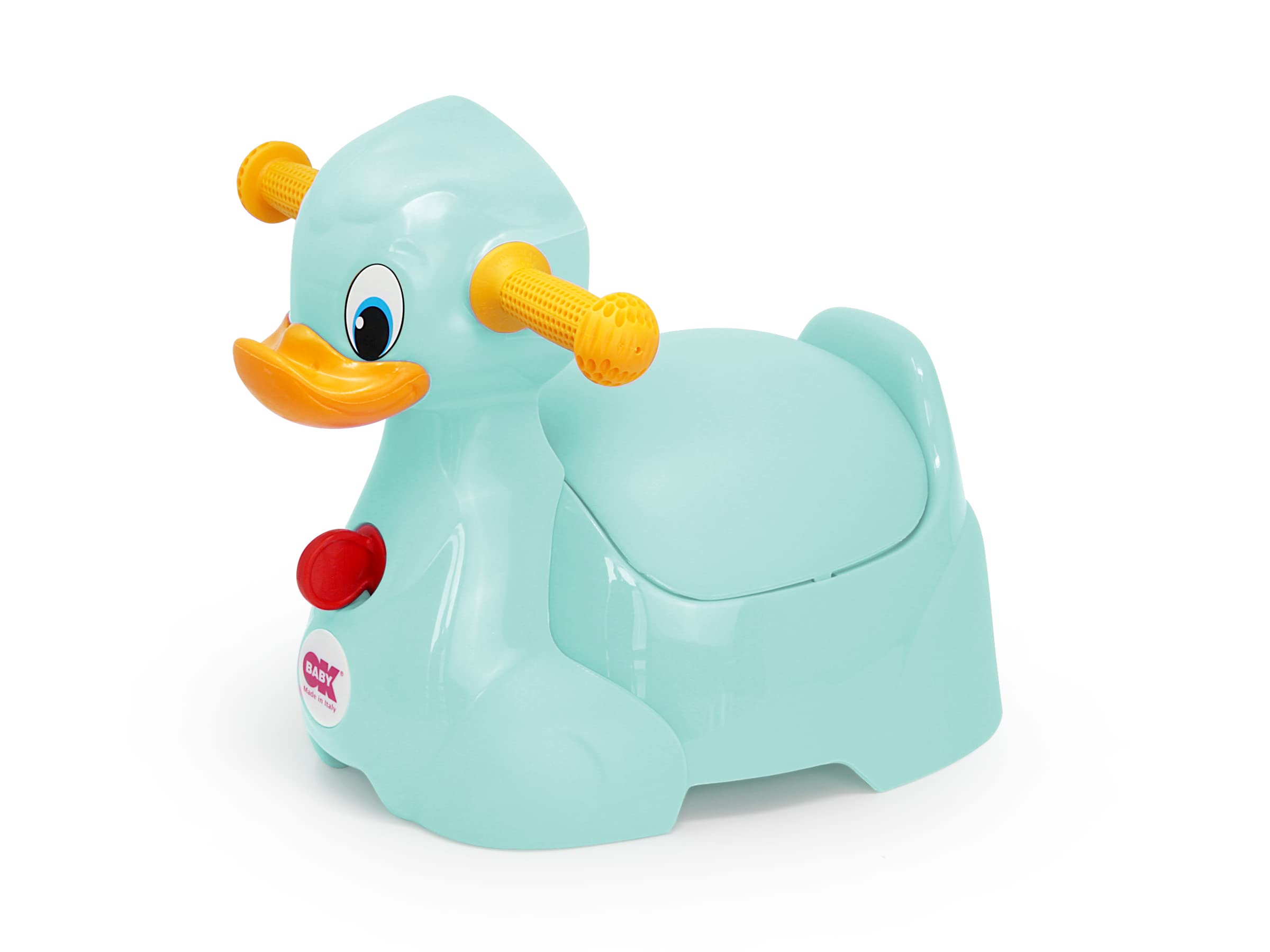 OKBaby Quack Ride-on Potty Chair with Lid, Aqua โ image 1