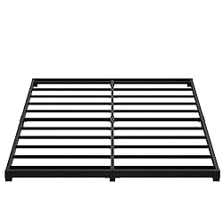Fly-CTsoar 3 Inch Low King Bed Frame Heavy Duty