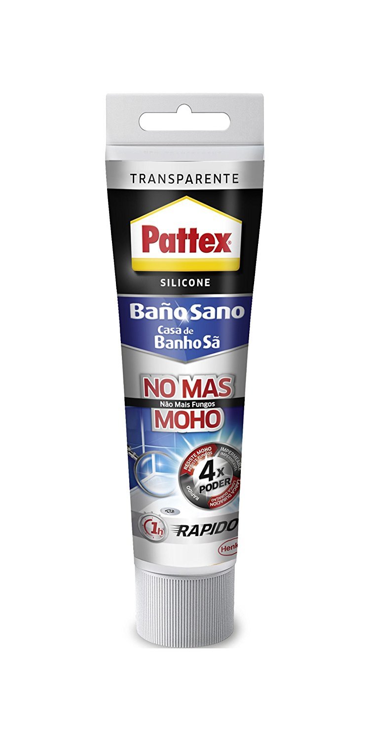 Pattex Baño Sano No Más Moho, silicona antimoho e impermeable ...