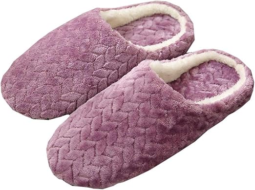 dark purple slippers