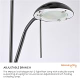 National Lighting Mother and Child Uplighter Floor Lamp with Reading Light view 5