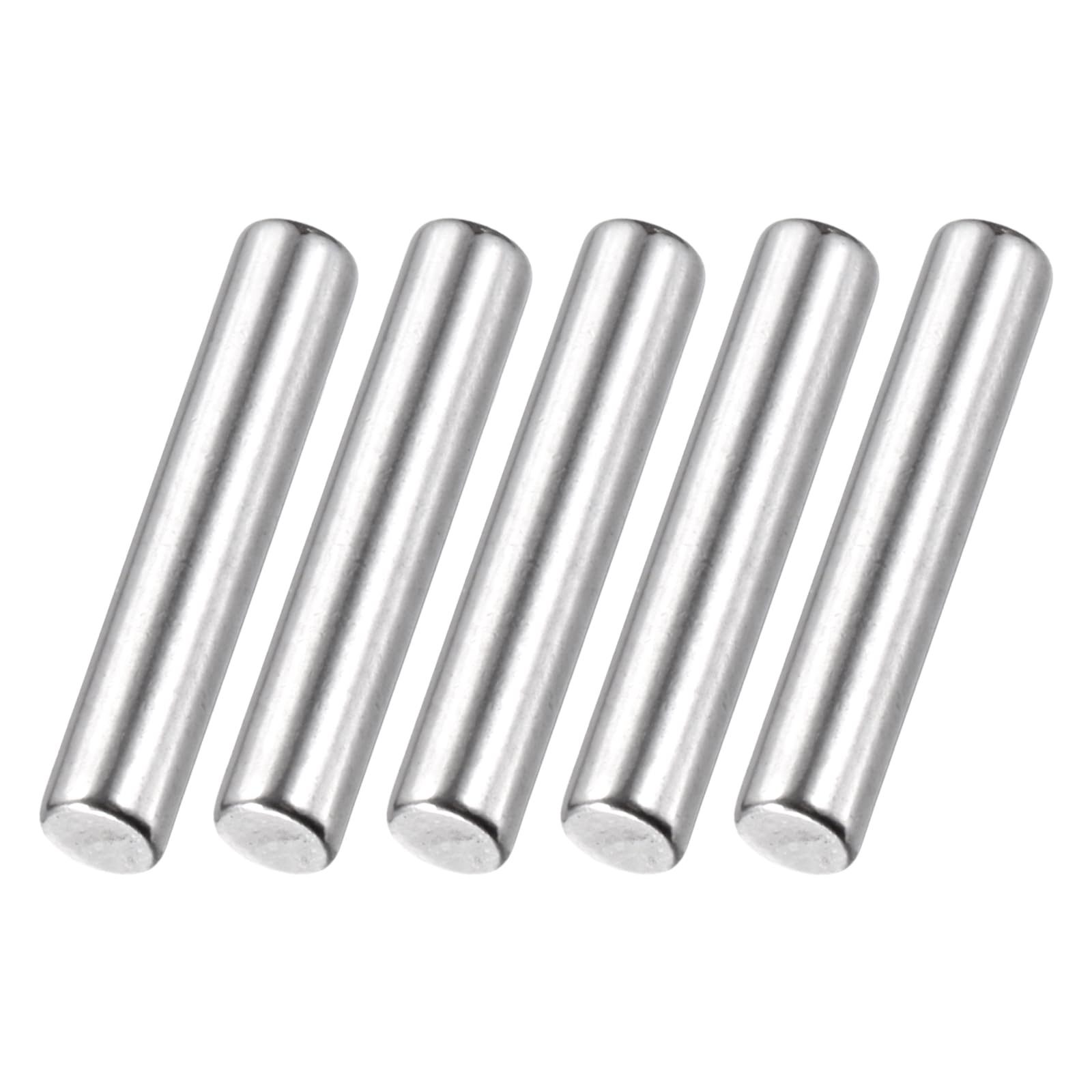 sourcing map 60 Pack RC Wheel Axle Pin, 3x10mm Steel Hex Wheel Hub Nut Pin Replacement for DIY RC Car Truck Boat Helicopter Model Part, Silver