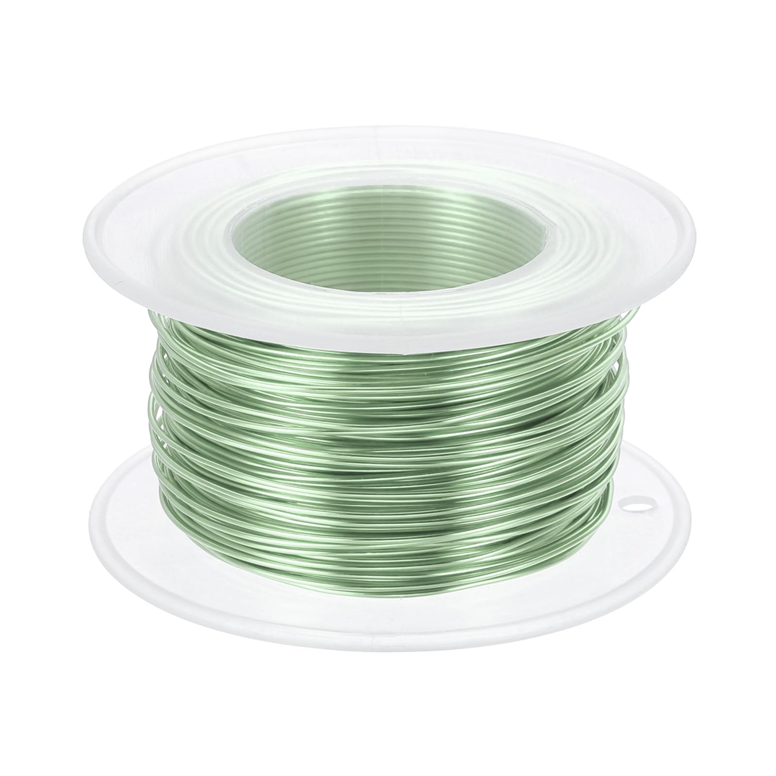 PATIKIL 20 Gauge 0.8mm Aluminum Craft Wire, 98.4 Ft Metal Wire Armature Bendable Wire for Jewelry Making Metal Wrap DIY, Grass Green