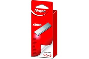 Maped 324606 Premium Standard Staples, 26/6, Box of 5000 Staples
