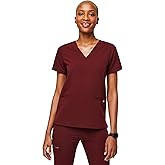 FIGS Casma Scrub Top for Women — Classic Fit, 3 Pockets, Four-Way Stretch, Anti-Wrinkle