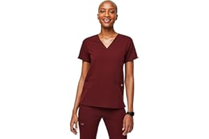 FIGS Casma Scrub Top for Women — Classic Fit, 3 Pockets, Four-Way Stretch, Anti-Wrinkle