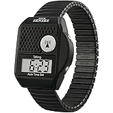 FIVE SENSES - English Atomic Talking Watch, Easy to use for Seniors Blind Men Women, Loud Talking Watch with Sound for Vision Impaired, Watches for Elderly Women, Blind People Products 1095
