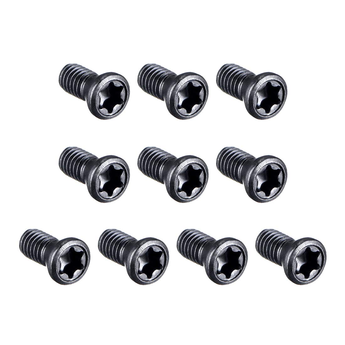 sourcing map M3.5x8mm Torx Screws for Replaces Carbide Insert CNC Lathe Tool 12.9 Grade Carbon Steel 10pcs