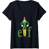 Womens Elf - Buddy V-Neck T-Shirt