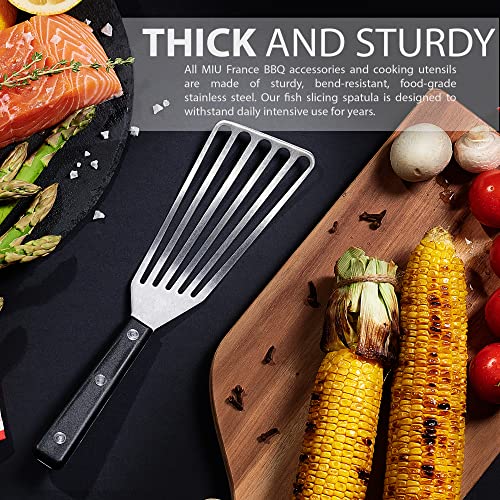 Heat Resistant Fish Spatula 11inch Stainless Steel Metal Spatula for
