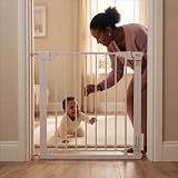 ebebek baby plus Baby Safety Gate for Stairs and Doors 75 82 cm White view 4