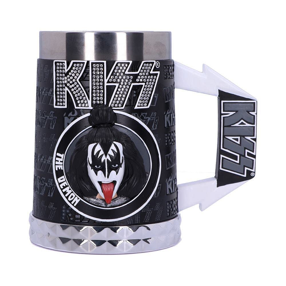Nemesis Now Officially Licensed KISS Glam Range Gene Simmons The Demon Tankard Black