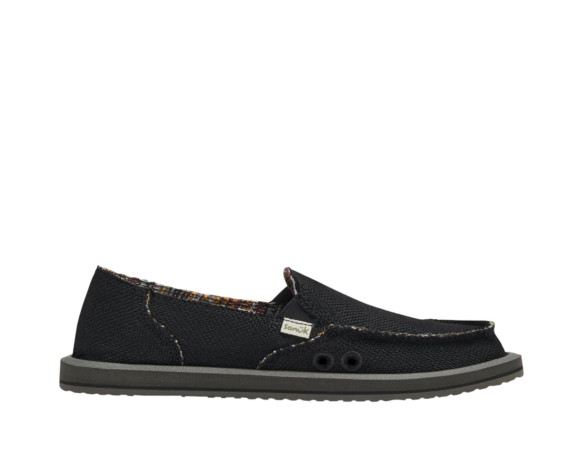 Sanuk Donna Hemp – Women’s Loafers Black – 9
