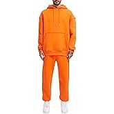 LINMYZAI Sweat Suits Men Jogging Tracksuits 2 Piece Set Casual Athletic Hoodie And Sweatpants Outfits