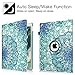 Fintie iPad Pro 12.9 Case - 360 Degree Rotating Stand Case with Smart Protective Cover Auto Sleep / Wake Feature for Apple Pro 12.9 (1st Gen 2015) / iPad Pro 12.9 (2nd Gen 2017), Emerald Illusions