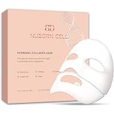 BLANC DUBU NUBORN CELL Hydrogel Collagen Face Mask, Peptides 4-Pack | Overnight Hydrating Face Masks with Peptides &amp; Hyaluronic Acid. Korean Collagen Masks for Glass Skin
