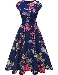 DRESSTELLS Cocktail Floral Dresses for Women