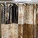 Popular Bath Zambia Collection, Shower Curtain, Chocolate 72.00