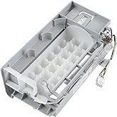 Whirlpool W11557001 Genuine OEM Refrigerator Ice Maker Assembly Replacement Part - Replaces W11026494, W11115534, W11391034, and W11414319