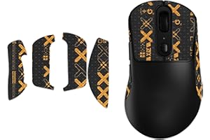 WUNIAK Anti-Slip Grip Tape for Rapoo VT3/VT3PRO/Max Mouse,Ultra-Thin Sweat-Absorbing Mouse Skin Sticker Set,Washable Reusable