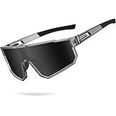 Derowern Youth Baseball Sunglasses, Kids Polarized Sports Sunglasses,UV400 Protection Glasses for Boys Girls Softball Cycling