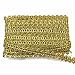 Metallic Gold Gimp Braid Trim for Christmas, Costumes, Dancewear, Fascinators, Hats, Burlesque, Decorative Sold by The Roll (20 Yards/Roll)