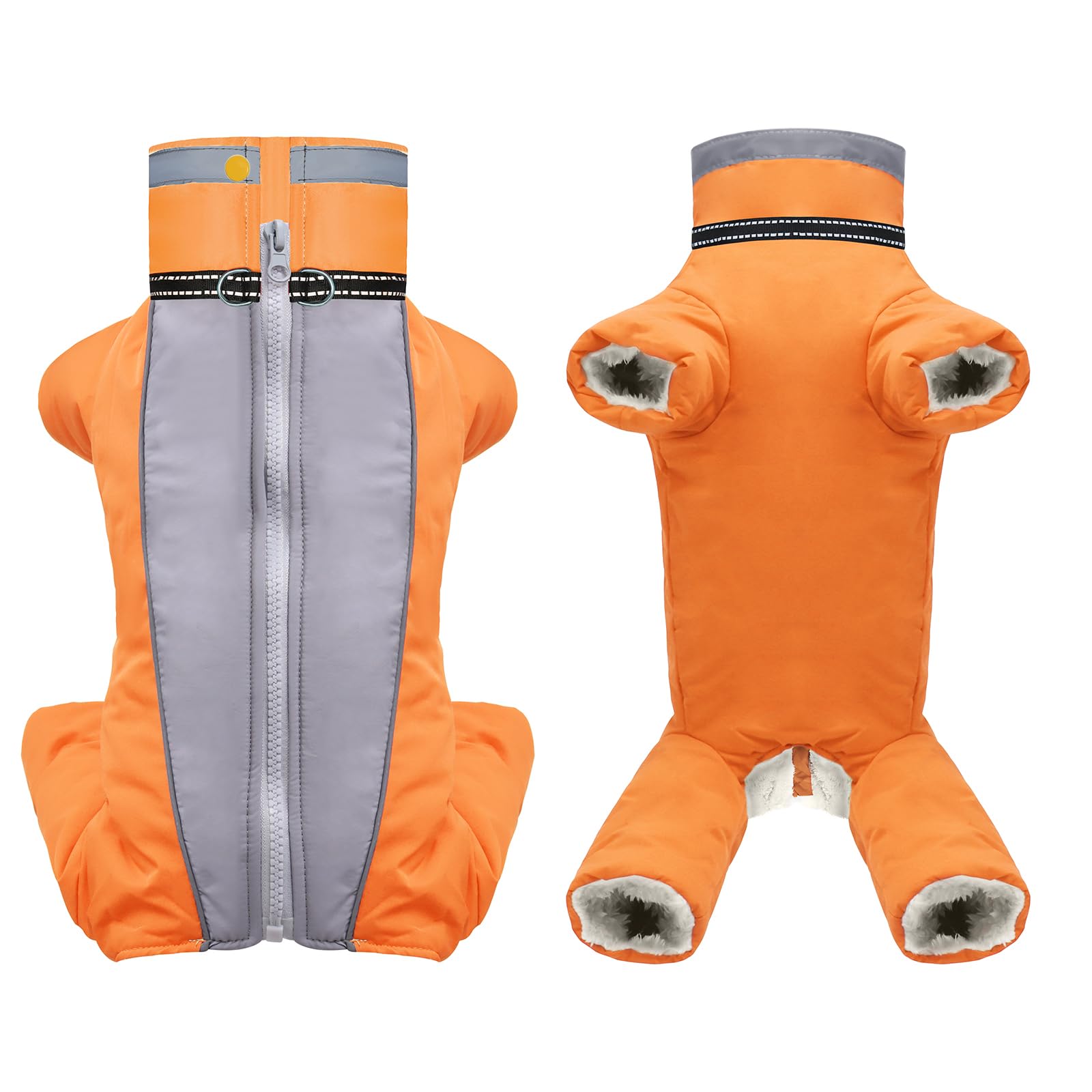 Warm Dog Jacket, Winter Coat for Small and Medium Dogs, Windproof Waterproof Reflective Snow Suit for Pets, Puppy Clothes