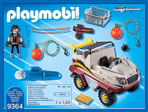 PLAYMOBIL City Action 9364 Amphibienfahrzeug mit Unterwassermotor, Ab 5 Jahren – Bild 4