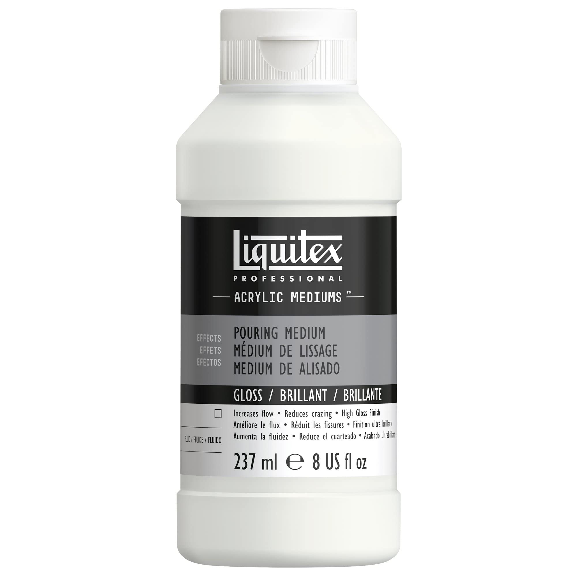Liquitex Acrylic Professional Pouring Effects Medium for Acrylic Paint, Gloss, 237 ml — image 1