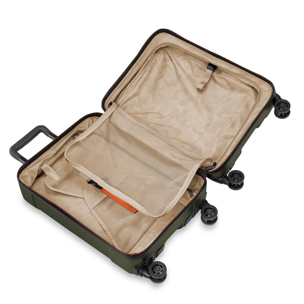 Briggs & Riley Torq 2.0 4 Wheel Lightweight Hardside Case, Green, Briggs & Riley Torq 2.0 International Carry-on Spinner, 53.5 cm, 38 L, Green (Hunter)