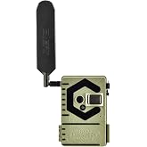 Covert Scouting Cameras Interceptor Cellular Trail Camera - 16MP 1080p Video - Real-Time Wireless Transmission - GPS 0.4s Trigger 75ft Night Vision Flash - Upgraded Antenna QR Setup - Green