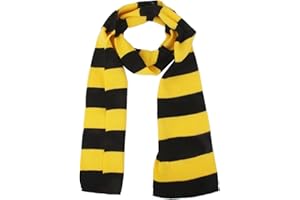 VIVIAN & VINCENT Fall Winter Ultra Soft Knit Striped Scarf for Women Men Boys Girls