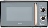 Tower Cavaletto Microwave 800W 20L 5 Power Levels Black & Rose Gold T24038RG