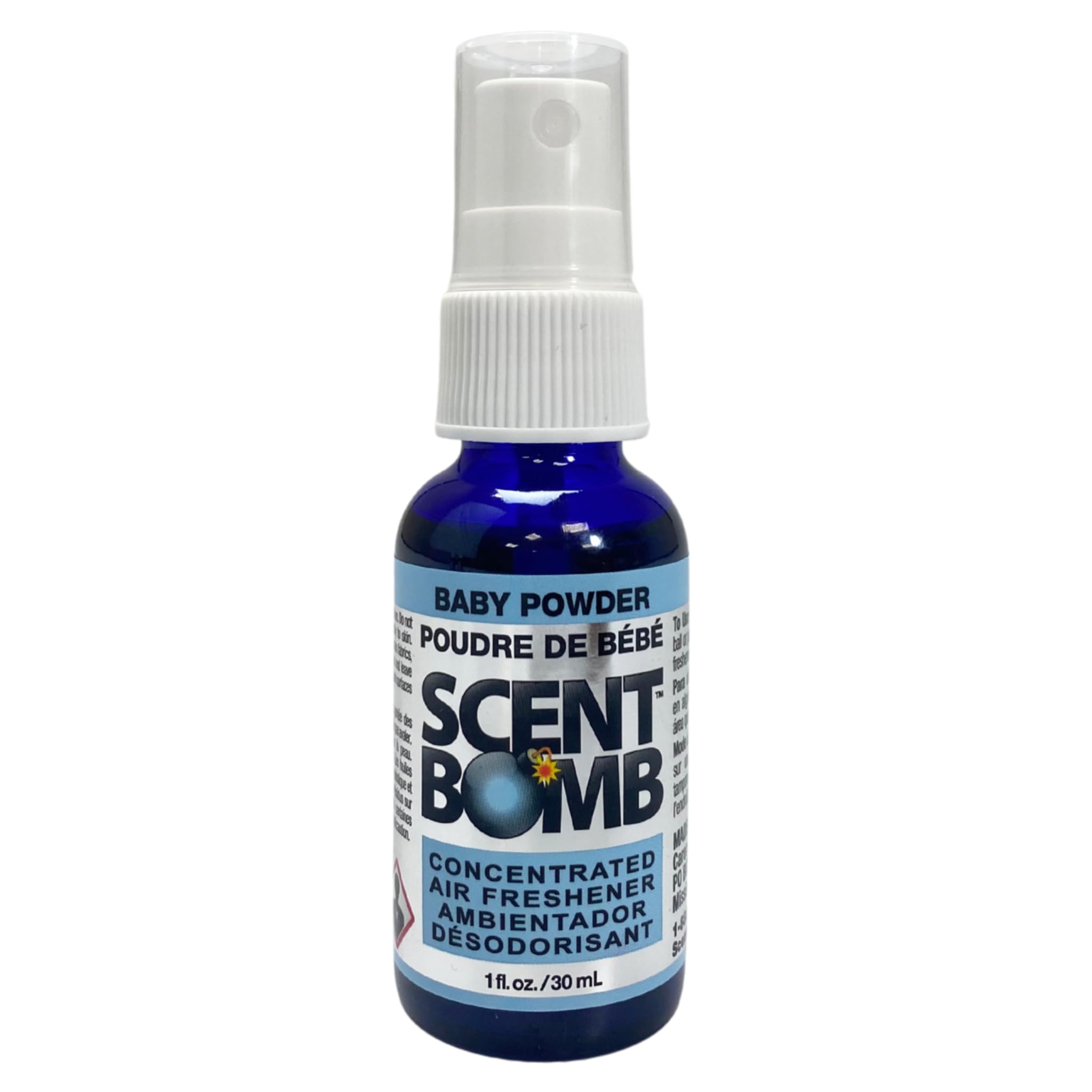 Scent Bomb Spray Bottle - Baby Powder Air Freshener - 30ml